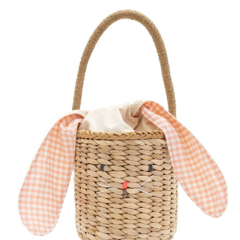meri meri bunny basket bag